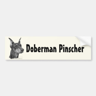 Doberman Pinscher Bumpersticker
