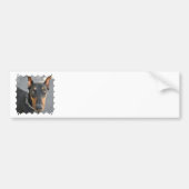 Doberman Pinscher Bumpersticker (Voorkant)