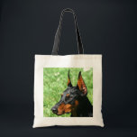 Doberman Pinscher Canvas tas<br><div class="desc">Doberman Pinshcer canvas tas</div>