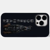 Doberman Pinscher Case-Mate iPhone Case (Achterkant (horizontaal))