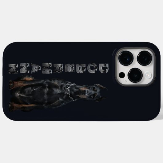 Doberman Pinscher Case-Mate iPhone Case (Achterkant (horizontaal))