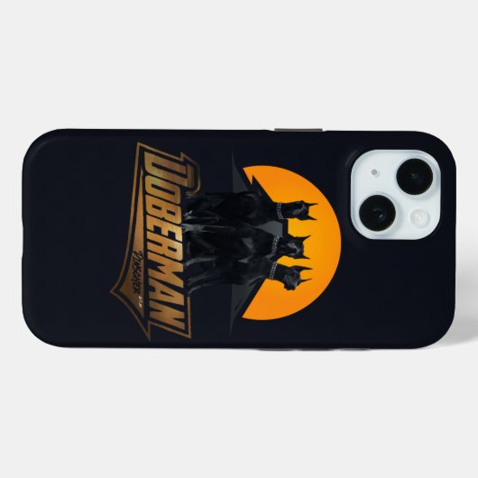 Doberman Pinscher Case-Mate iPhone Case (Achterkant (horizontaal))
