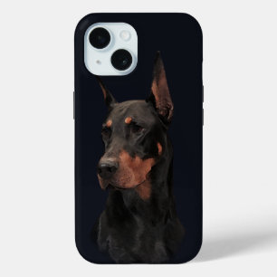 Doberman Pinscher iPhone 15 Case