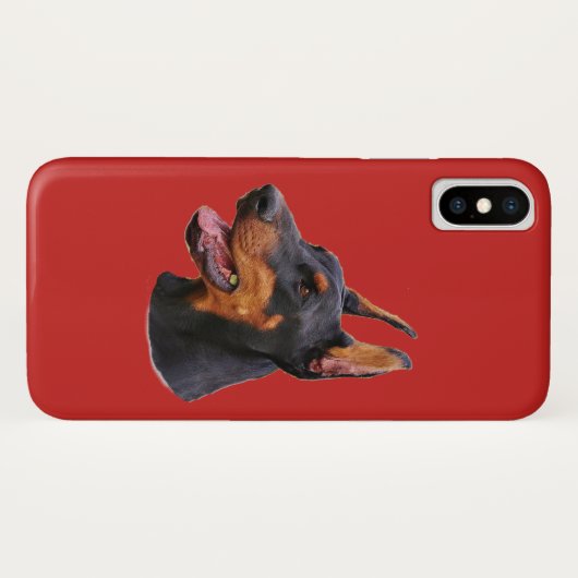 Doberman Pinscher Case-Mate iPhone Case (Achterkant (horizontaal))