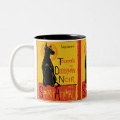 Doberman Pinscher Cute Dog Coffee Mok (Links)