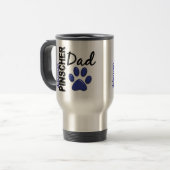 Doberman Pinscher Dad 2 Reisbeker (Voorkant links)