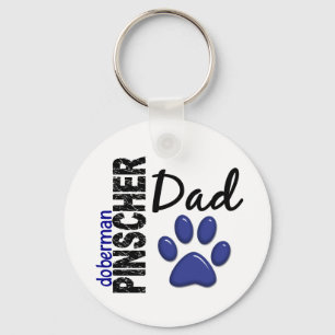 Doberman Pinscher Dad 2 Sleutelhanger