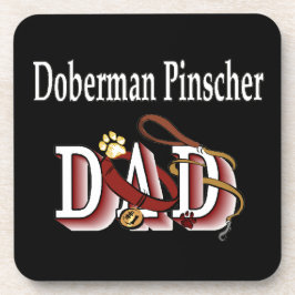 Doberman Pinscher Dad Drankjes Onderzetter