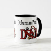 Doberman Pinscher DAD Gifts Mok (Voorkant rechts)