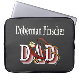 Doberman Pinscher Dad Laptop Sleeve