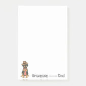 Doberman Pinscher Dad Post-it® Notes (Voorkant)