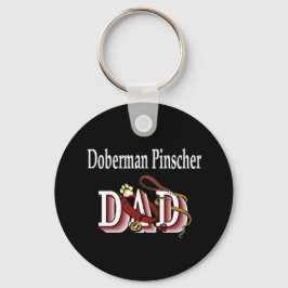doberman pinscher dad Sleutelhanger