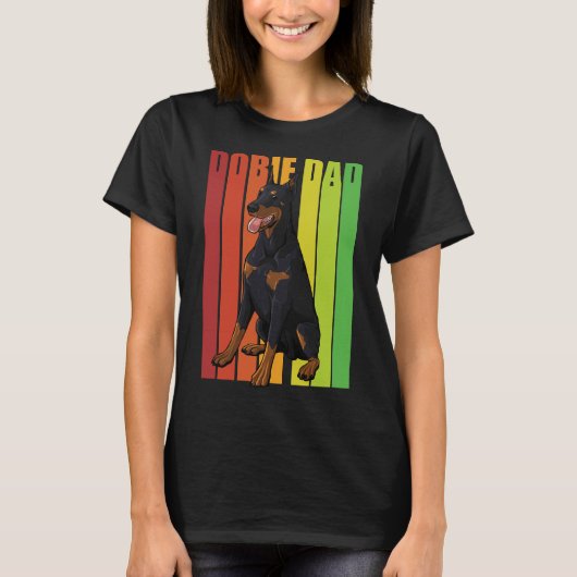 Doberman Pinscher Dad T-shirt (Voorkant)