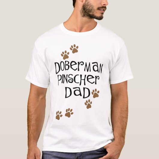Doberman Pinscher Dad T-shirt (Voorkant)