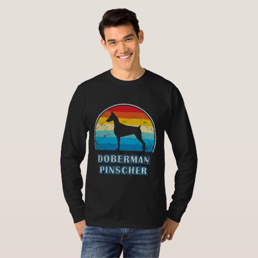 Doberman Pinscher  Design Dog T-shirt (Voorkant volledig)