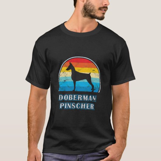 Doberman Pinscher Design Dog T-shirt (Voorkant)