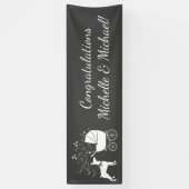 Doberman Pinscher Dog Baby shower Spandoek (Verticaal)