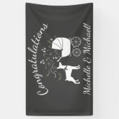 Doberman Pinscher Dog Baby shower Spandoek (Verticaal)