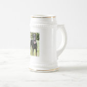 Doberman Pinscher Dog Beer Stein Bierpul (Voorkant rechts)