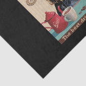 Doberman Pinscher Dog Coffee Tissuepapier (Detail)