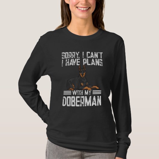 Doberman Pinscher Dog Dobie 1 T-shirt (Voorkant)