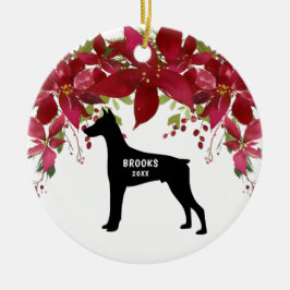 Doberman Pinscher Dog - kerstboom Keramisch Ornament