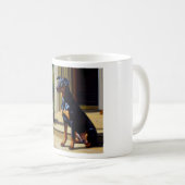 Doberman Pinscher Dog Koffiemok (Voorkant rechts)
