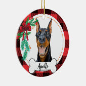 Doberman Pinscher Dog Ornament (Rechts)