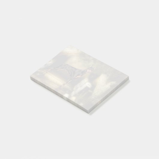 Doberman Pinscher Dog Print Post-it® Notes (Schuin)