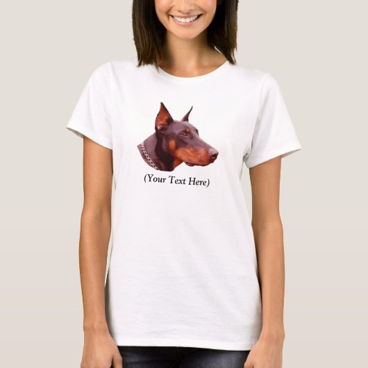 Doberman Pinscher Dog T-Shirt (Voorkant)