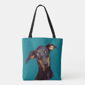 Doberman Pinscher Dog Tote Bag (Achterkant)