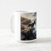 Doberman Pinscher Elegant Coffee Mok (Voorkant links)