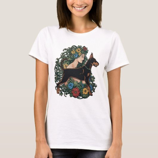 Doberman Pinscher Ever Mom T-shirt (Voorkant)