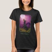 Doberman Pinscher Fantasy Orchids Dog Art  T-shirt (Voorkant)