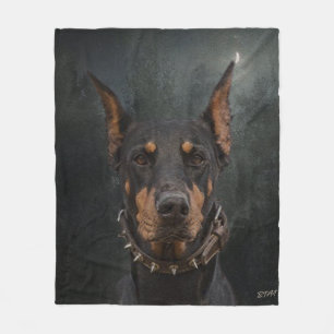 Doberman Pinscher Fleece Deken