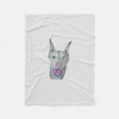 Doberman Pinscher Fleece Deken (Voorkant)