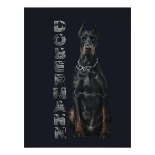Doberman Pinscher Foto Afdruk