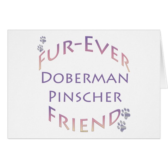 Doberman Pinscher Furever (Voorkant Horizontaal)