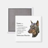 Doberman Pinscher Gifts Magneet (Voorkant / Achterkant)