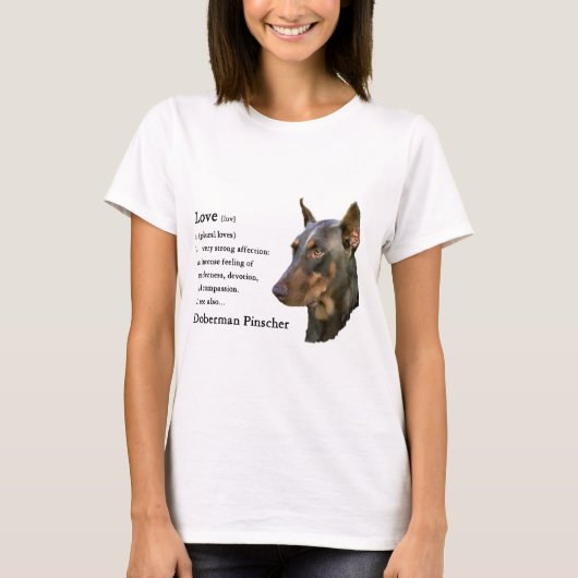 Doberman Pinscher Gifts T-shirt (Voorkant)