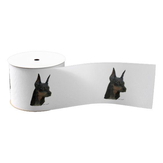 Doberman Pinscher Grosgrain Lint (Spoel)