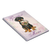 Doberman Pinscher Heart Mam Notitieboek (Rechterzijde)