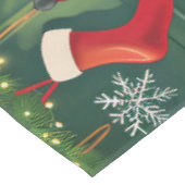 Doberman Pinscher Holiday Baking Feestelijke Kerst Tafelkleed (Gekanteld)