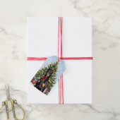 Doberman Pinscher Hond Kerstboom Cadeaulabel (Met Touw)