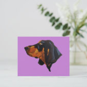 Doberman Pinscher Hond Schilderen Briefkaart (Staand voorkant)