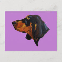 Doberman Pinscher Hond Schilderen Briefkaart