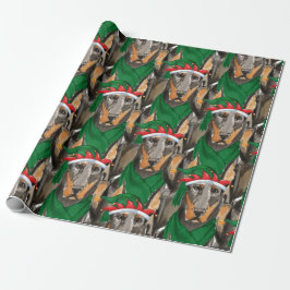 Doberman Pinscher Hondenliefhebber gevierd Kerstmi Cadeaupapier