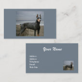 Doberman Pinscher Hondenliefhebber Visitekaartje (Voorkant / Achterkant)