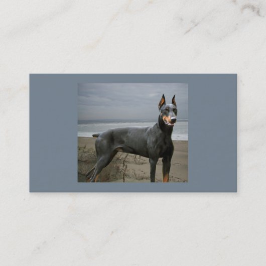 Doberman Pinscher Hondenliefhebber Visitekaartje (Voorkant)