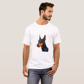 Doberman Pinscher hondenshirt T-shirt (Voorkant volledig)